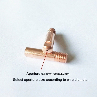 Binzel 15AK CO2 MIG Torch 0.8mm Copper Contact Tip for Long-Lasting Welding Performance