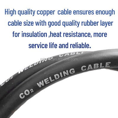 500A European Connector CO2 Gas Shielded Welding Torch for Portable Welding Equipment