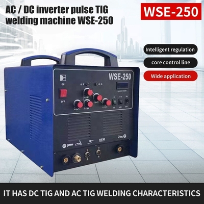 220V Rated Input Inverter Controlled AC DC TIG Welder WSE250 with Air Cooling Motor