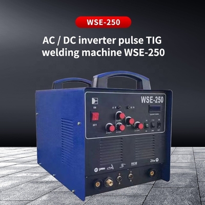 220V Rated Input Inverter Controlled AC DC TIG Welder WSE250 with Air Cooling Motor