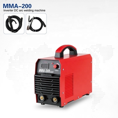 200amp IGBT Inverter Arc Welding Machine 380X150X300 mm Mini Portable for DC MOTOR