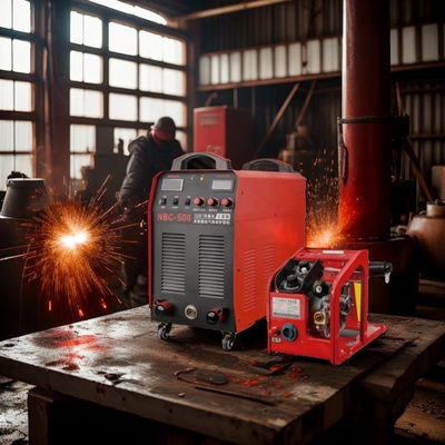 50 KG Heavy-Duty 380V MIG/MMA Dual-Purpose Welder NBC-500 WeldMaster with Wire Feeder