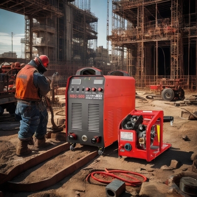 50 KG Heavy-Duty 380V MIG/MMA Dual-Purpose Welder NBC-500 WeldMaster with Wire Feeder