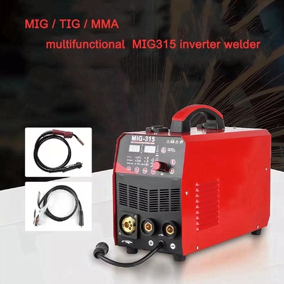 Easy to Operate MIG315 Portable IGBT Welding Inverter Rated Output Voltage MIG 65 V