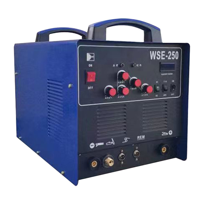 220V Rated Input Inverter Controlled AC DC TIG Welder WSE250 with Air Cooling Motor