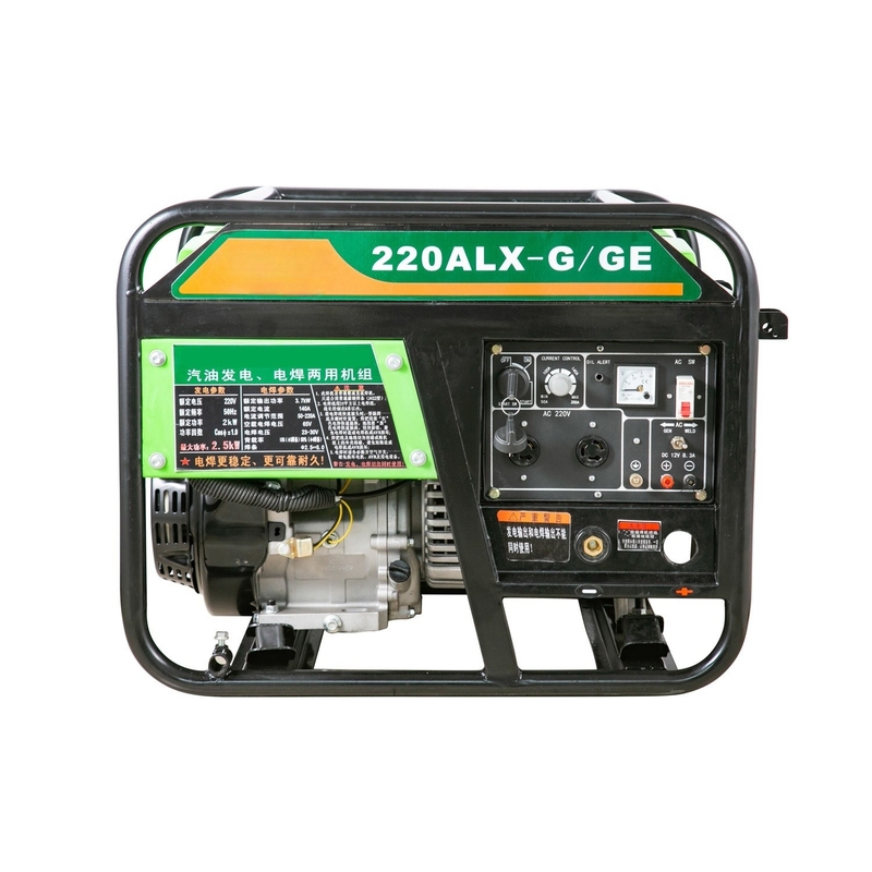 Portable Gasoline Gen-Welder GasPower WeldPro 250 with 15% Duty Cycle and Competitive