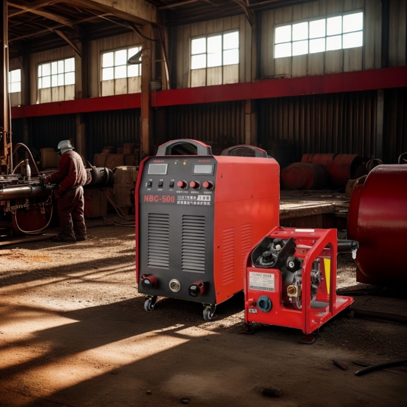 50 KG Heavy-Duty 380V MIG/MMA Dual-Purpose Welder NBC-500 WeldMaster with Wire Feeder