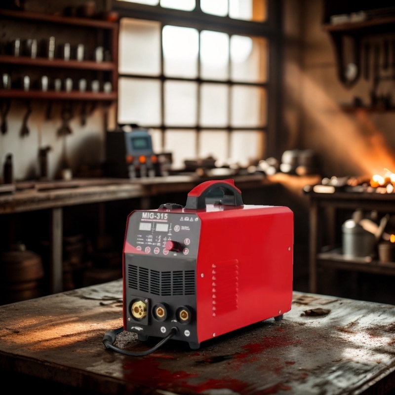 Easy to Operate MIG315 Portable IGBT Welding Inverter Rated Output Voltage MIG 65 V